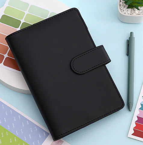 A6 Budget Binder Notebook – Cash Envelope Planner with Stickers, Dividers & Expense Sheets