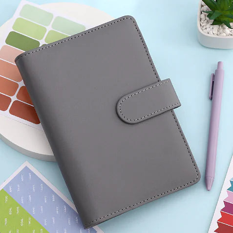 A6 Budget Binder Notebook – Cash Envelope Planner with Stickers, Dividers & Expense Sheets