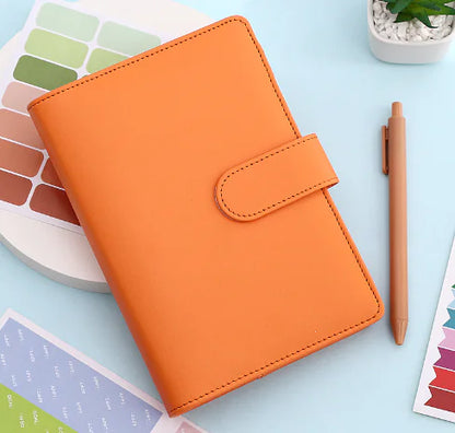 A6 Budget Binder Notebook – Cash Envelope Planner with Stickers, Dividers & Expense Sheets