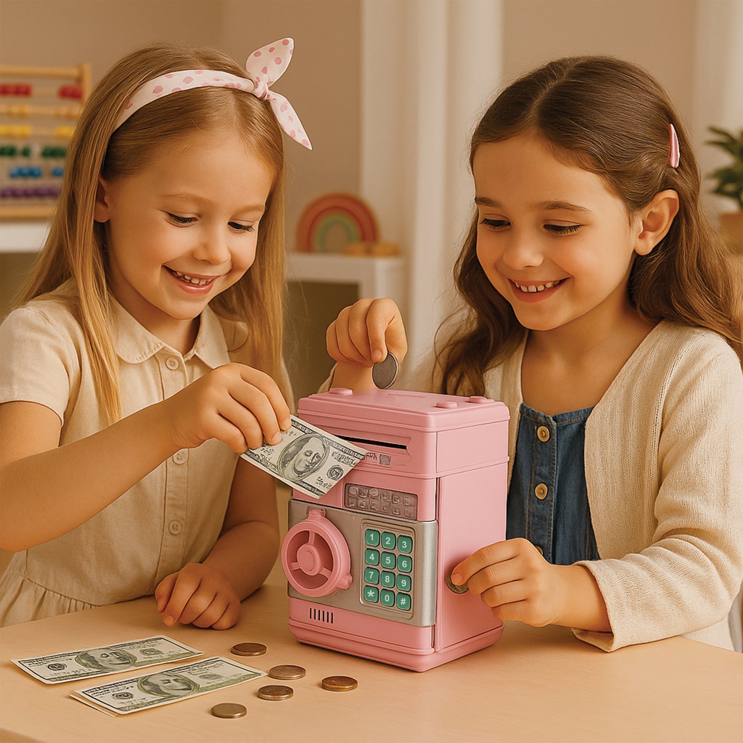 ATM Vault Piggy Bank - Educational Toy